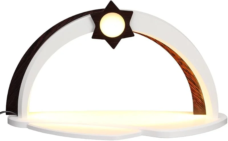 Besuche den Rudolphs Schatzkiste-Store Rudolphs Schatzkiste Schwibbogen unbestückt mit LED elektrisch BxH 44x25cm NEU Lichterbogen Fensterbogen Spitzbogen Erzgebirge Seiffen Weihnachten Beleuchtung Fensterschmuck Bogen Fe — Weihnachtsdeko