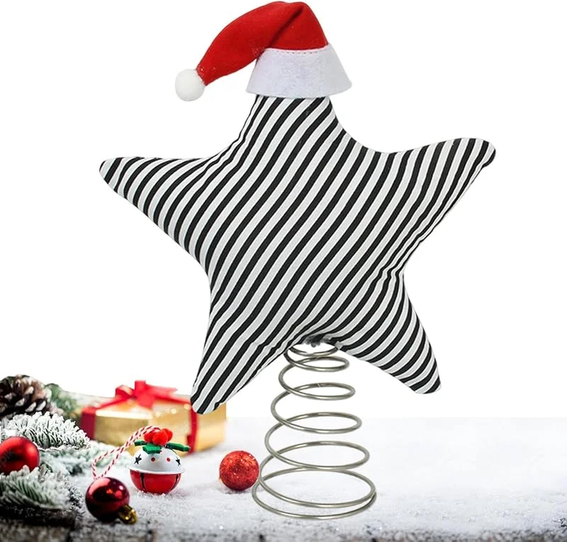 Marke: Générique Weihnachtsstern für den Weihnachtsbaum, Dekoration, Vintage, leicht, Stern — Weihnachtsdeko