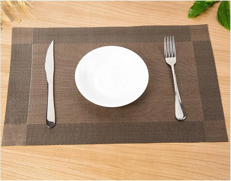Besuche den Epinki-Store Epinki Tischset Weihnachten Modern Quadratisch, 2er Set PVC Platzset Weihnachten Waschbar Rechteckig Gitter Hitzebeständige, Tischuntersetzer Abwaschbar Kaffee für Tisch, Bar und Küche, 45x30CM — Küche & Haushalt