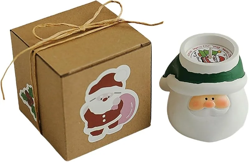 Marke: Generisch Weihnachtliche Duftkerzen, Weihnachtsmann-Form, Aromatherapie — Kerzenlicht Abendessen