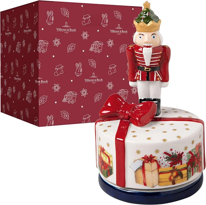 Villeroy & Boch - Nostalgic Melody Nussknacker Drehend Bunt, Music Box — Weihnachtsdeko