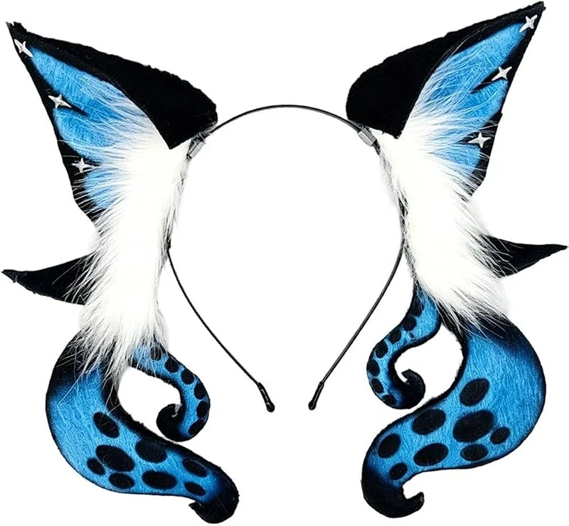 Marke: Glixoft Lolita-Katzenohren-haarreif, Pelziger Cosplay-Kopfschmuck Für Make-up, Halloween, Karneval, Party, Cosplay-kostüm-Accessoire, Requisiten — Weihnachtsmode