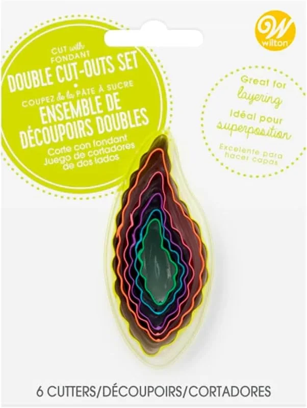 Marke: GLOTOMANIA SL Wilton Cookie Cutter Set Doppelseitige Ausstechformen, Leaf, Set, 6 — Weihnachtskueche