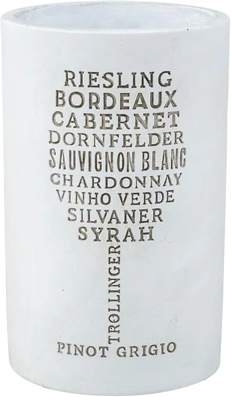 Besuche den levandeo-Store levandeo Getränkekühler Beton Grau H21cm Flaschenkühler Sektkühler Zement Tischdeko Weinsorten Candlelight Dinner — Wein und Festtafel