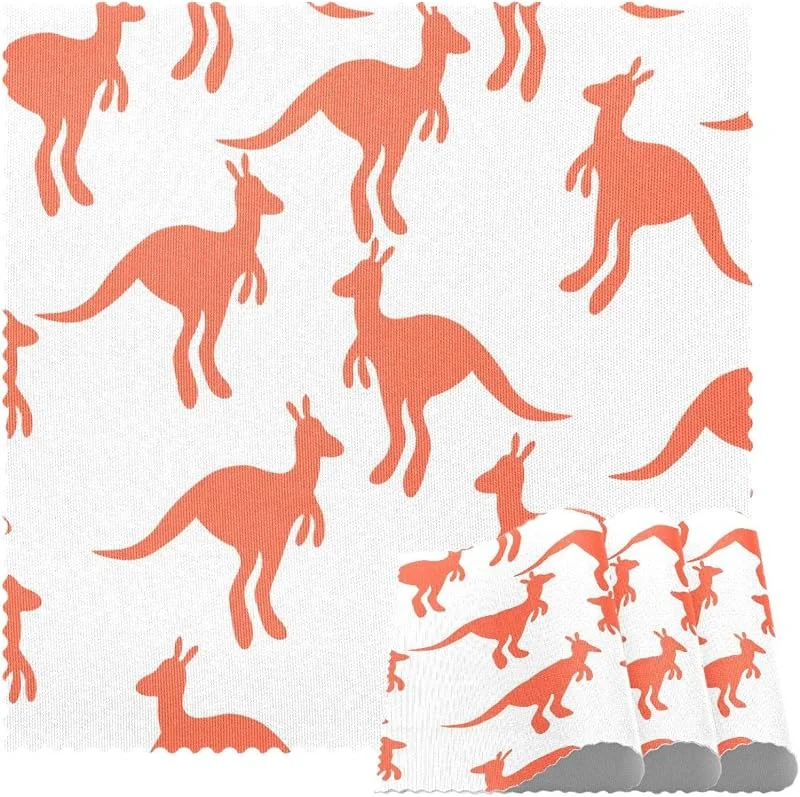 Marke: VAPOKF Australia Känguru Baby Silhouette Platzsets Set von 1 für Esstisch Waschbar Rutschfest Platzset für Weihnachten Urlaub Geburtstag Party Tisch — Küche & Haushalt