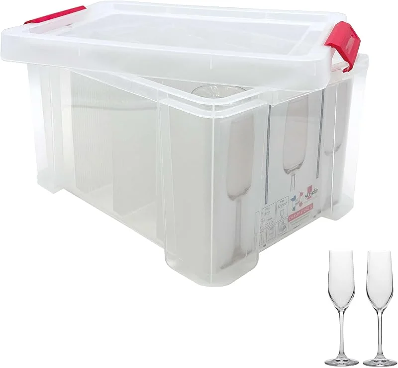 Marke: Sundis SUNDIS Champ Store, Aufbewahrungsbox für Gläser mit Deckel — Wein und Festtafel