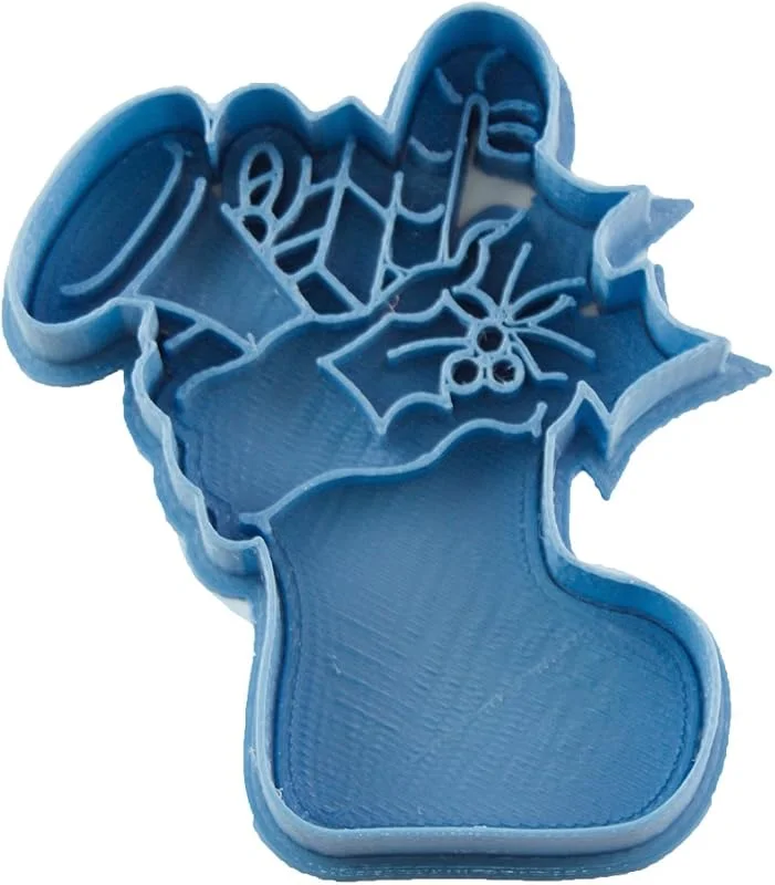 Marke: Cuticuter Cuticuter Stiefel Weihnachten Ausstechform, Blau, 8 x 7 x 1.5 cm — Weihnachtskueche