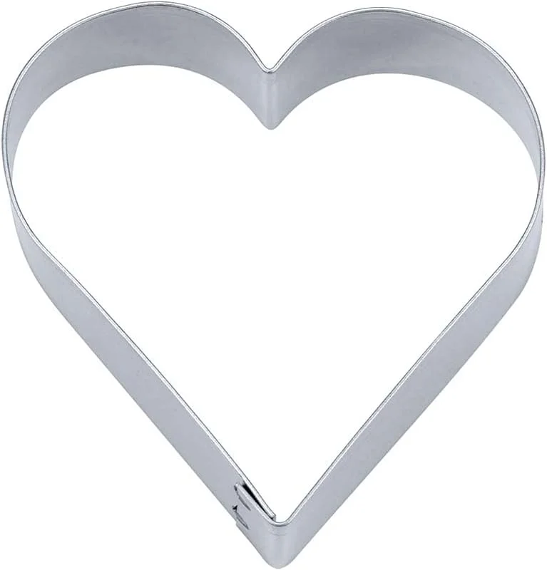 Besuche den Städter-Store Städter 051072 Ausstechform -Herz, Weißblech, Durchmesser 15 cm, Silber, 15 x 15 x 3 cm — Weihnachtskueche