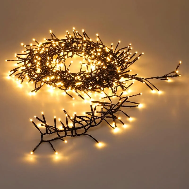 Besuche den Spetebo-Store Spetebo Büschel Lichterkette Außen warm weiß 12, 4 m, 960 LED — Weihnachtsbeleuchtung