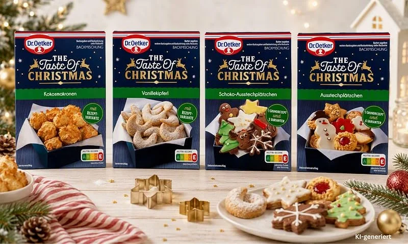 Marke: Dr. Oetker Dr. Oetker Weihnachtsplätzchen Probier-Set, 8 Pack Plätzchen-Backmischungen — Küche & Haushalt