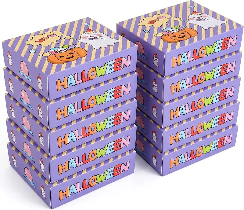 Marke: TusaMer 10 Stück Halloween-Adventskalender, DIY-Halloween-Überraschungs-Blindboxen, leere Adventskalender zum Befüllen des leeren Kalenders — Advent und Tisch