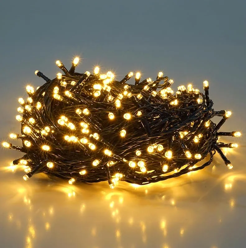 Besuche den Spetebo-Store Spetebo Lichterkette 40 LED warm weiß mit Timer für Innen und Außen — Weihnachtsbeleuchtung