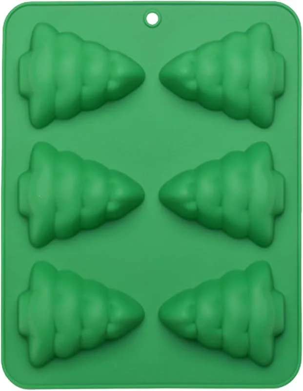 Marke: Generic Silikon Weihnachten Schokoladenformen 6-Loch Silikon Backwerkzeuge — Weihnachtskueche