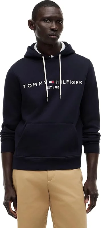 Tommy Hilfiger Herren Hoodie Core Tommy Logo mit Kapuze — Weihnachtsmode