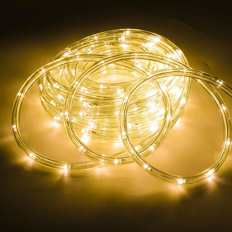 Besuche den Daromigo-Store Daromigo LED Schlauch Außen, 50m 1200 LEDs, Wasserfest Mit Timer & 8 Modi Lichtschlauch, Warm-Weiß für Außen Innen Party Hochzeit Weihnachten Dekolicht — Weihnachtsbeleuchtung
