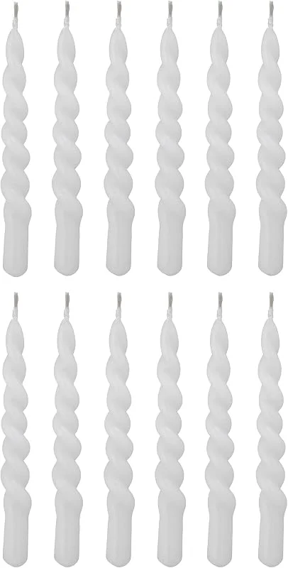 Besuche den Bloomingville-Store Bloomingville - Twist Candles 11 cm White 12 pc (82055502) — Küche & Haushalt