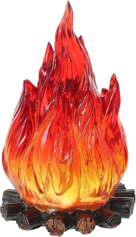 Besuche den STOBAZA-Store STOBAZA Künstliches LED Lagerfeuer, Batteriebetriebenes Flammenlicht, 16 cm — Kerzenlicht Abendessen