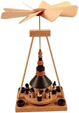Besuche den Rudolphs Schatzkiste-Store Rudolphs Schatzkiste Miniatur Pyramide Seiffener Kirche HxBxT 14x10x10cm NEU Weihnachtspyramide Tischdekoration Holzpyramide Dekoration Weihnachten Wärmespiel Lichter Figur Holz Seiffen Erzgebirge — Weihnachtsdeko