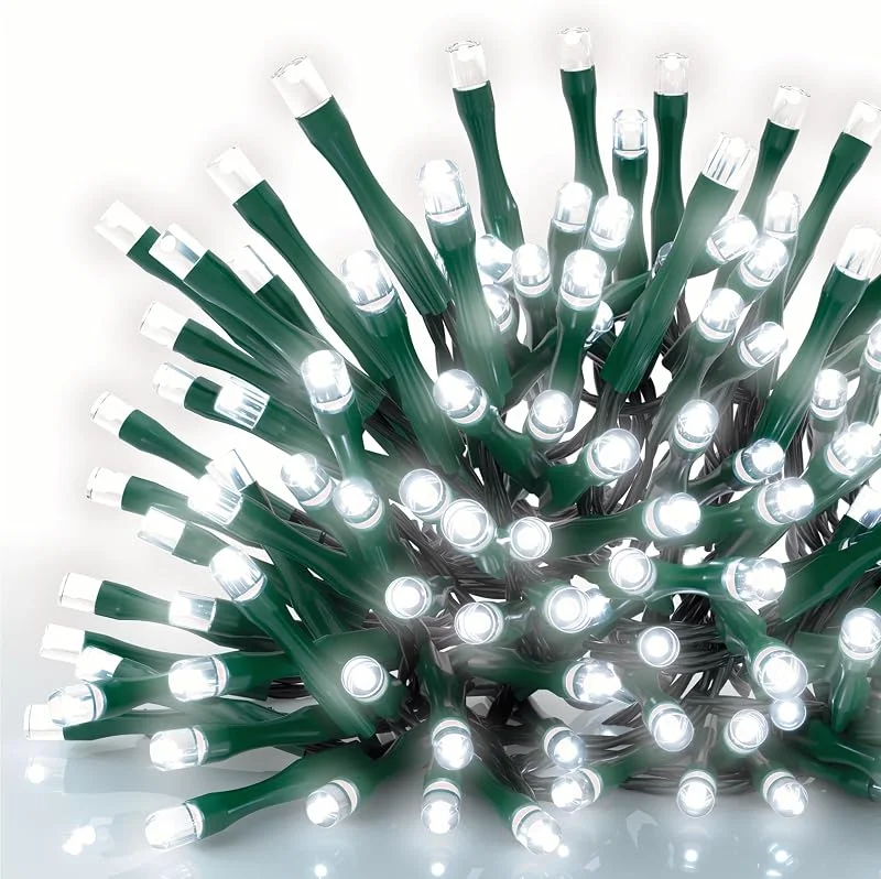 Besuche den EMOS-Store EMOS LED-Lichterkette kaltweiß für Innen und Außen, 4m lange IP44 Weihnachtslichterkette mit 40 LEDs + 5m Zuleitung und Netzteil, 8 Modi und 6h Timer Funktion, für Party, Weihnachten, Deko — Weihnachtsbeleuchtung