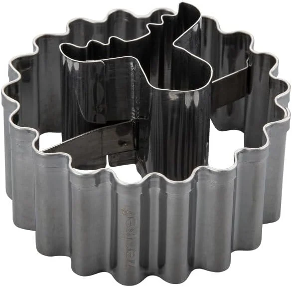 Besuche den Zenker-Store Zenker Ausstecher Linzer mit Tannenbaum – Hochwertiger Edelstahl, 2in1 Funktion für Terrassenplätzchen, Perfekt für Weihnachtsgebäck — Weihnachtskueche