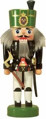Besuche den Rudolphs Schatzkiste-Store Rudolphs Schatzkiste Nussknacker Knappschaftsältester Höhe 23, 5cm NEU Weihnachten Seiffen Nutcracker Nüsse Erzgebirge Winter Dekoration Holzkunst Holz Weihnachtsmann Christmas Walnuss — Weihnachtsdeko