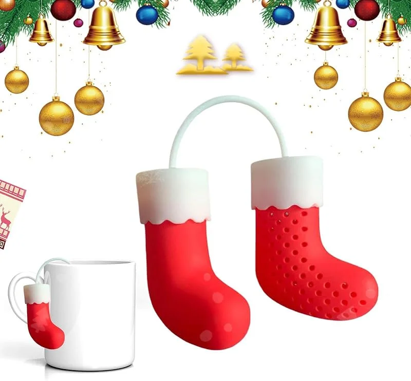 Marke: Generic Weihnachts-Teesieb-Set für lose Blätter Wiederverwendbare — Weihnachtsdeko