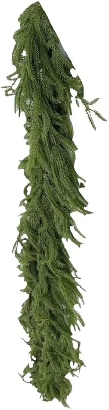 Marke: Generisch Generisch Weihnachten Deko, 1 Stück Weihnachtsgirlande 1.8M Künstliche Norfolk Pine Girlande Weihnachten aus PVC Grüne Weihnachtsgirlanden für Innen Kamin Treppe Wand Tür Außen (1Pcs-180cm) — Weihnachtsdeko