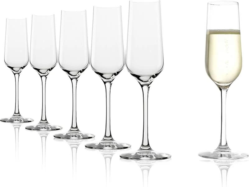 Besuche den Stölzle Lausitz-Store Stölzle Lausitz Revolution Sektgläser Champagnergläser 200 ml, 6er-Set — Wein und Festtafel