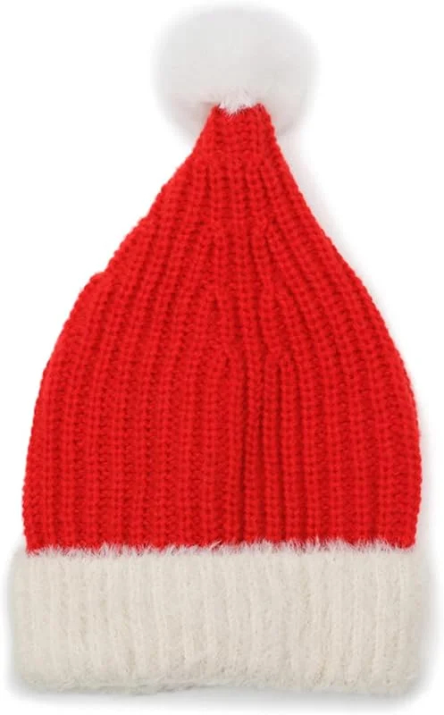 Marke: Jorzer Jorzer Weihnachtsmütze, Jacquard-Strickmütze für Erwachsene, Einheitsgröße, festliche Jacquard-Muster, warmer Strick, Unisex-Passform für Feiertagstreffen und Winterausflüge — Weihnachtsmode