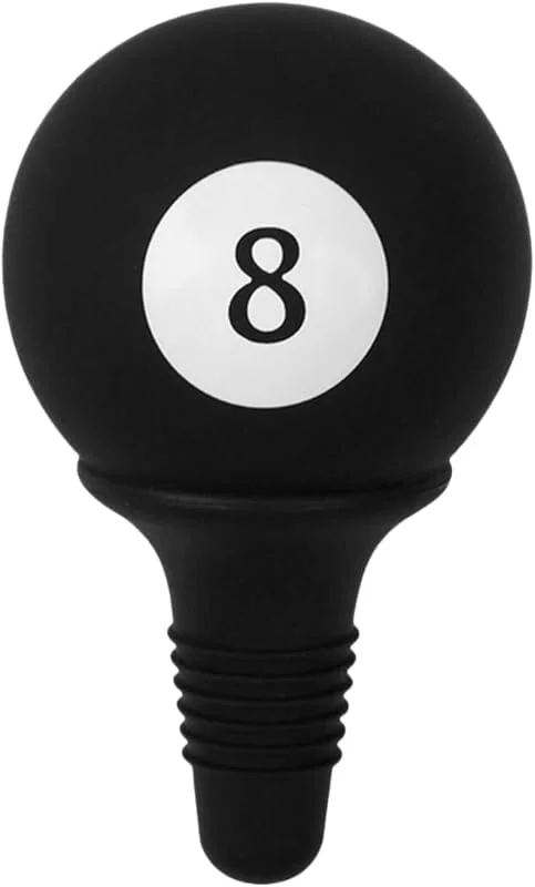 Marke: Generisch Generico Silikon Weinstopper, 8 Billiard Ball Champagner Cap, Leakproof Bottles Stopper with Adorable Silicone Wine Preservation Tool, Drink Caps with Airtight Design, Bottle Stoppers for Bar Party — Wein und Festtafel
