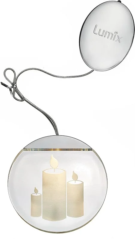 Besuche den Lumix-Store Lumix® LED Deco Light Kerzen inkl. Batterien Acrylglas Warmweiß Weihnachtsdekoration Leuchttaler Christbaum Fenster 10 cm 76102 — Weihnachtsbeleuchtung