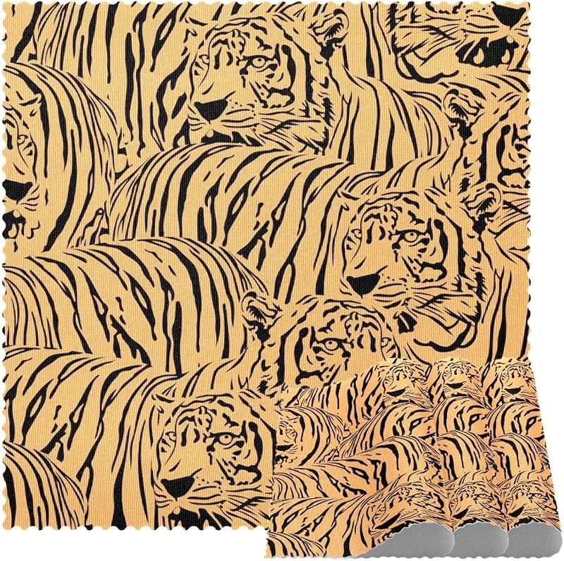 Marke: VAPOKF Wild Life Animal Tiger Platzsets Set von 1 für Esstisch Waschbar Rutschfest Platzset für Weihnachten Urlaub Geburtstag Party Tisch — Küche & Haushalt