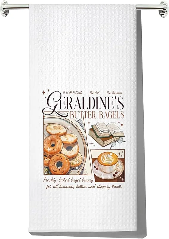 Marke: LEVLO LEVLO Butterbagels Küchentuch, Sternzeichen-Akademie, Einweihungsgeschenk, Geraldines Butterbagels, Geschirrtücher (Butter Bagels Handtuch) — Küche & Haushalt