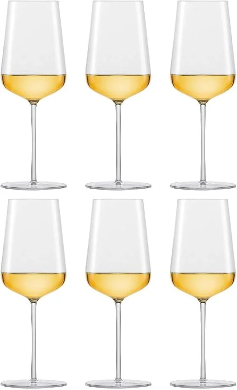 Besuche den Zwiesel Glas-Store Schott Zwiesel Vervino Chardonnay Weißweinglas 6 Stück mit Moussierpunkt — Wein und Festtafel