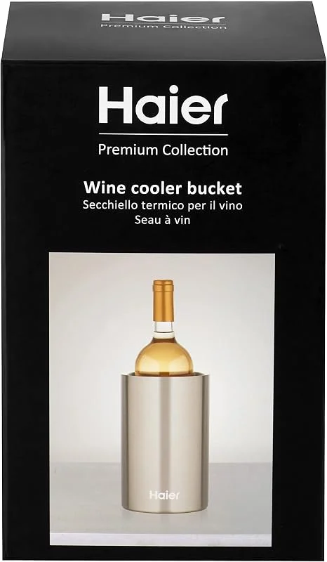Besuche den Haier-Store Haier HAWTB01 isolierter Weinkühler für Wein, Doppel Wand, Inox — Wein und Festtafel