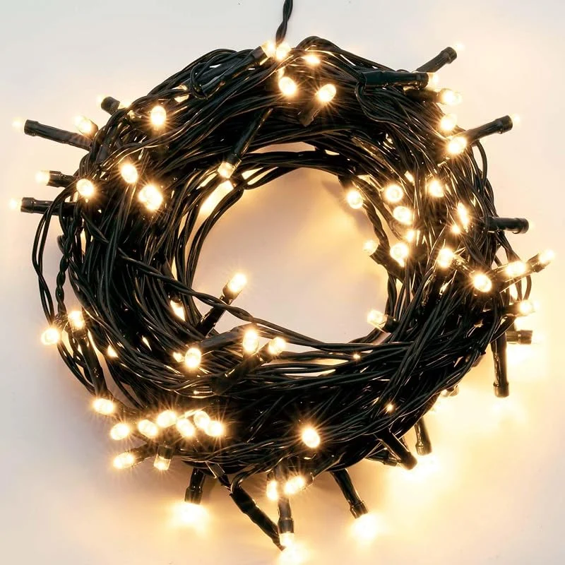 Besuche den hellum-Store hellum Lichterkette outdoor warmweiß Timer, beleuchtet 7, 90m, 80 LED — Weihnachtsbeleuchtung