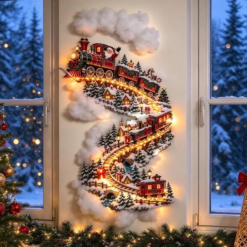 Marke: GZWY GZWY Christmas Magic Trail Wandleuchte, Weihnachtsdeko Wandleuchte Innen — Advent und Tisch