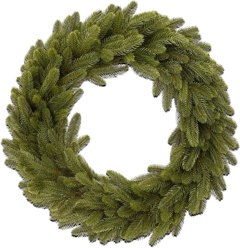 Besuche den SPRINGOS-Store Künstlicher Weihnachtskranz 70 cm Tannenkranz Deko Kranz Türkranz Adventskranz für Weihnachten große Wand Fenster Tisch Dekoration natürliche Optik mit dichten PE Zweigen Metallrahmen Springos — Weihnachtsdeko