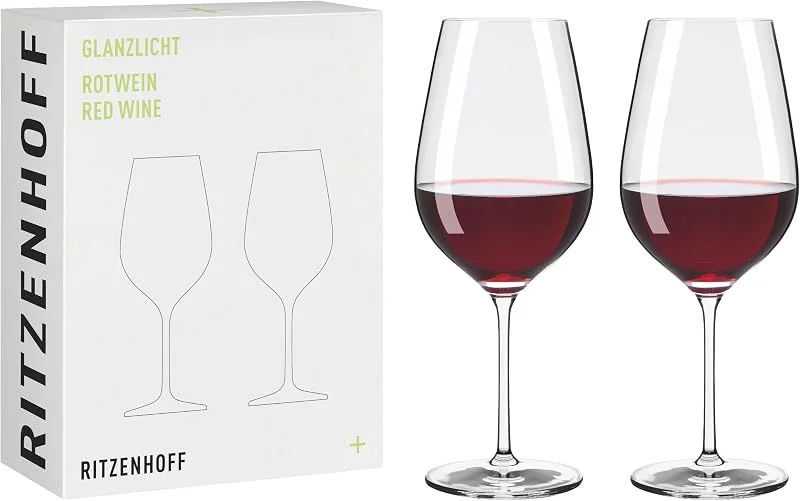 Besuche den RITZENHOFF-Store RITZENHOFF Rotweinglas-Set 2er - 600 ml - Made in Germany — Wein und Festtafel