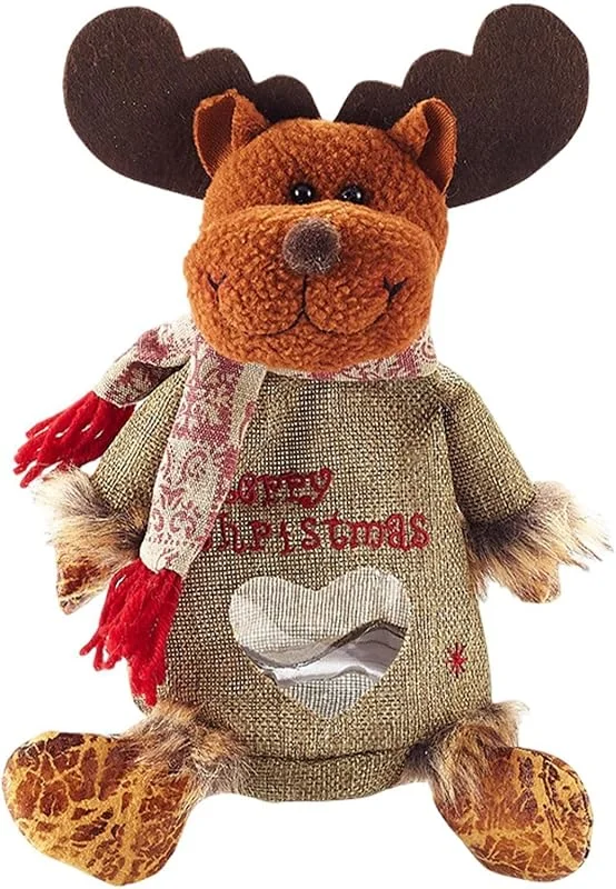 Marke: Generisch Weihnachtliche Geschenktüten, lustig, niedlich, Weihnachtsmann, Rentier — Geschenkverpackung