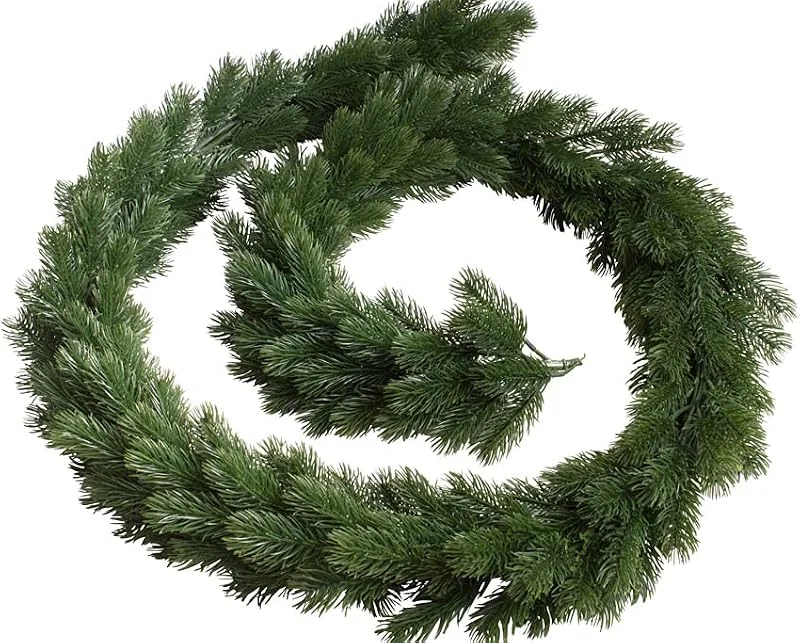 Besuche den Botanic-Haus-Store künstliche Tannengirlande, Weihnachtsgirlande Bavaria Kunststoff Spritzguss, rundgebunden — Weihnachtsdeko