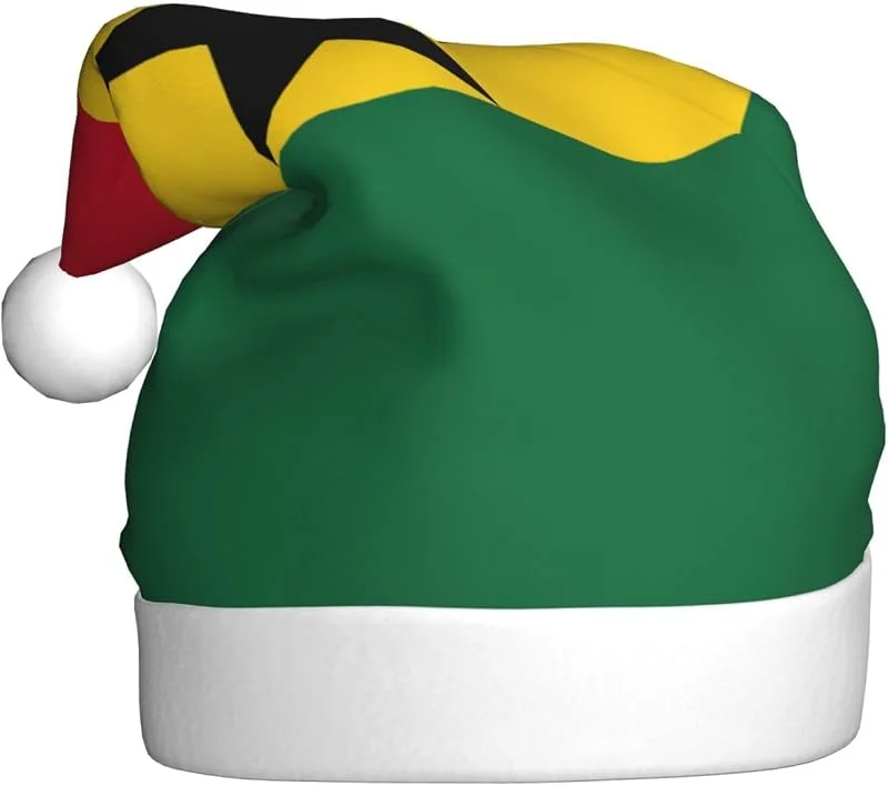 Marke: Tamiger Weihnachtsmützen mit Flagge von Ghana, saisonal, festlich — Weihnachtsmode