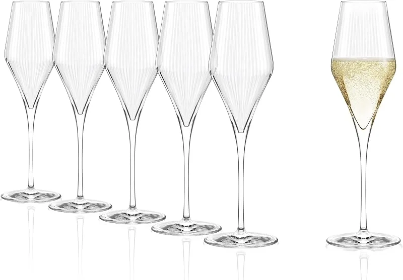 Besuche den Stölzle Lausitz-Store Stölzle Lausitz Symphony Champagnerglas Sektglas 290 ml, 6er-Set — Wein und Festtafel