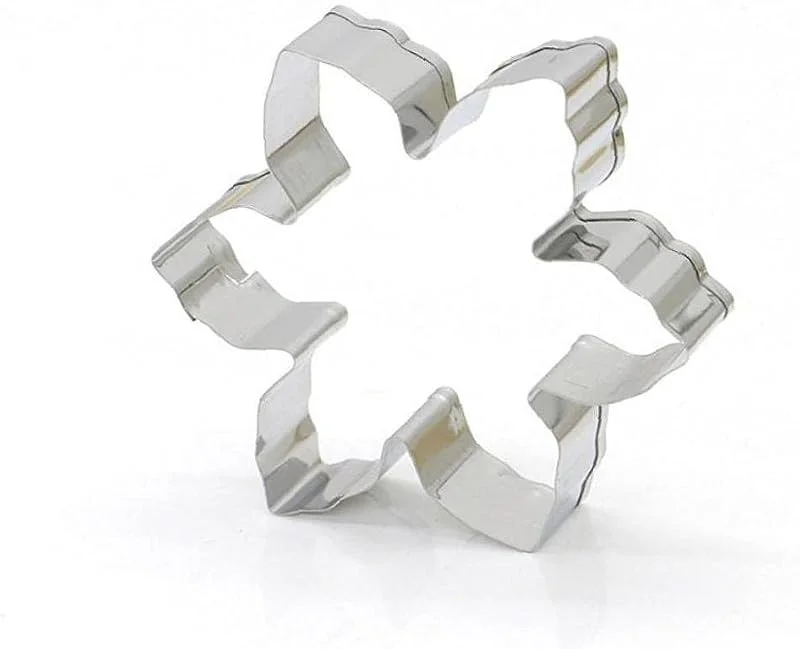 Marke: TOSSPER 1pc 3D Snowflake Ausstechform Edelstahl Weihnachten Keks Moulds Lebkuchen-backen-Form — Weihnachtskueche