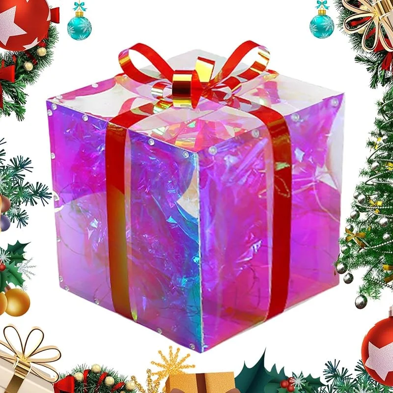 Marke: Generisch Stapelbare beleuchtete Weihnachts-Leuchtboxen Festliche LED-Beleuchtung mit — Geschenkverpackung