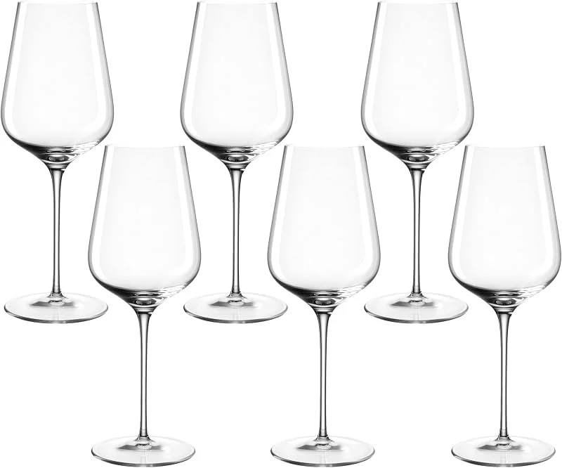 Besuche den LEONARDO HOME-Store LEONARDO HOME BRUNELLI Weißweingläser 6er Set, spülmaschinenfeste Weißwein-Gläser, besonders stoßfestes Weingläser-Set, italienischer Stil, 470 ml, 066409 — Wein und Festtafel