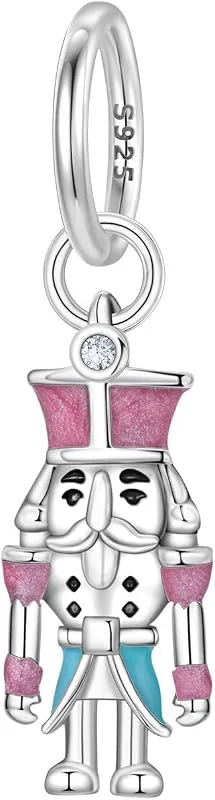 Marke: FLORLINA Nussknacker-Figuren-Charm, kompatibel mit den meisten Armbändern, Anhänger für Armband — Weihnachtsdeko