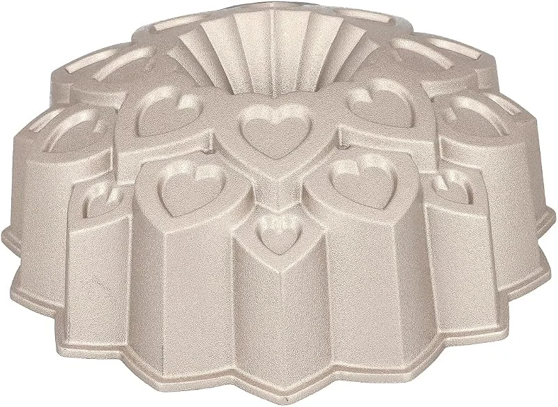 Besuche den RBV Birkmann-Store Aluguss-Kuchenform Love Ø 25 cm - Birkmann - champagner, Contoura, Antihaftbeschichtung, Backform Herz Design, Backform Aluguss, hochwertige Kuchenformen — Küche & Haushalt