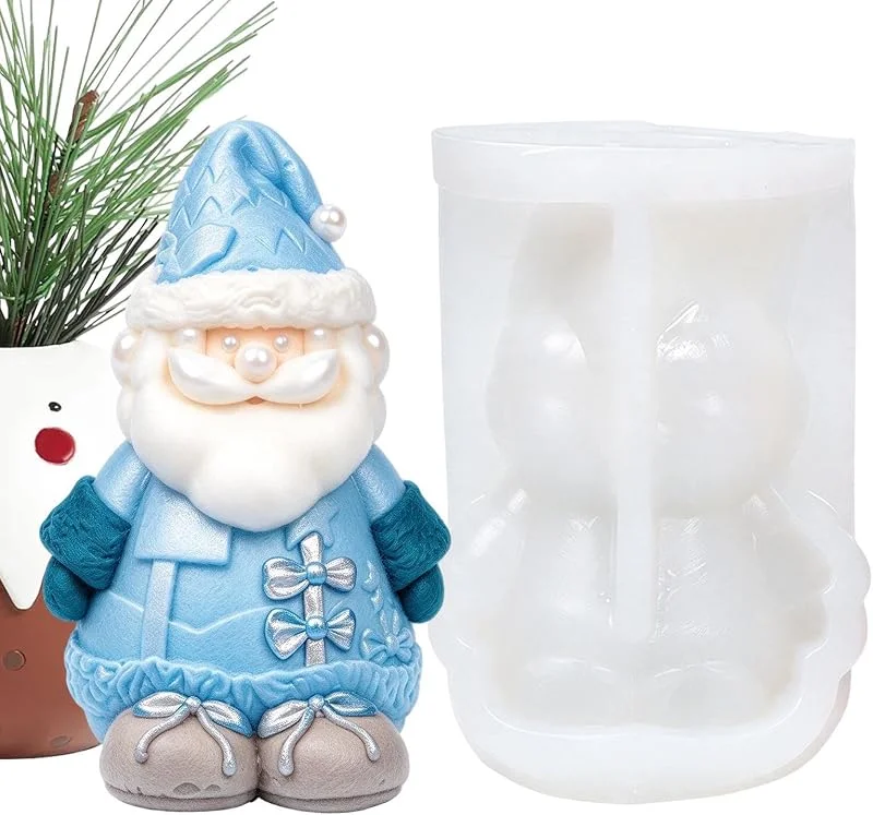 Marke: Gitekain Weihnachts-Silikonformen für Kerzen Niedlicher wiederverwendbarer — Weihnachtskueche