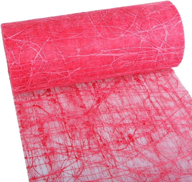 Besuche den Deko AS GmbH-Store Dekoweb® Rot 30 cm Breite - 15 m Länge - 100 % Polyester - Ökotex Standard 100 - Tischläufer - Dekoration — Küche & Haushalt